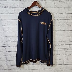Panama Jack Navy and Gold Long Sleeve Tee